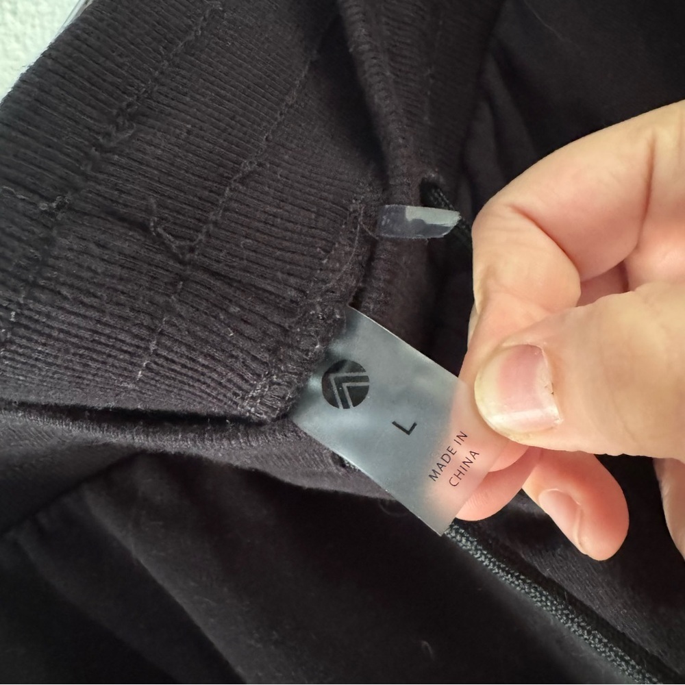Black Tapered Large Athletic Jogger Sweatpants Athleisure Loungewear Streetwear - Picture 6 of 11